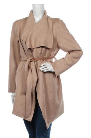 Дамско палто Amelie & Amelie, Размер L, Цвят Розов, 95% полиестер, 5% еластан, Цена 19,32 лв.