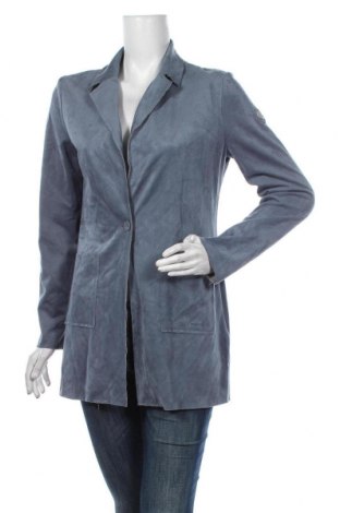 Дамско палто Gipsy, Размер S, Цвят Син, 50% полиестер, 44% вискоза, 6% еластан, Цена 34,58 лв.