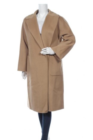 Dámský kabát  Weekend Max Mara, Velikost L, Barva Béžová, Vlna, Cena  18 978,00 Kč