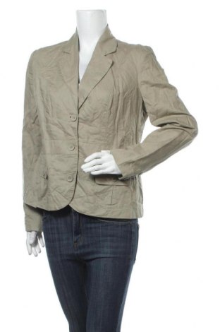 Γυναικείο σακάκι Camaieu, Μέγεθος XL, Χρώμα  Μπέζ, 55% λινό, 45% βαμβάκι, Τιμή 8,31 €