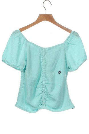 Детска блуза Abercrombie Kids, Размер 11-12y/ 152-158 см, Цвят Син, Вискоза, Цена 15,96 лв.