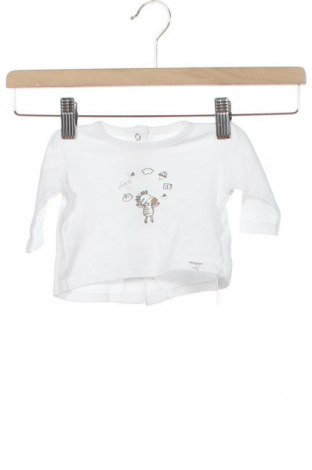 Детска блуза Absorba, Размер 1-2m/ 50-56 см, Цвят Бял, Памук, Цена 7,09 лв.