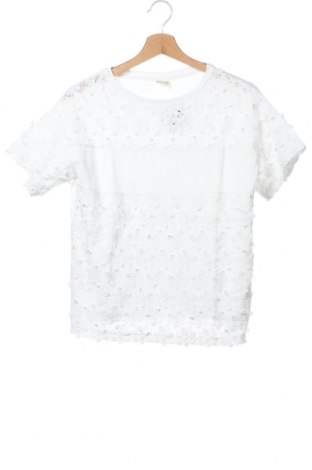 Kinder Shirt Zara, Größe 13-14y/ 164-168 cm, Farbe Weiß, Baumwolle, Preis 8,35 €