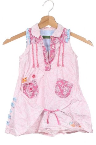 Dziecięca sukienka Oilily, Rozmiar 18-24m/ 86-98 cm, Kolor Różowy, Bawełna, Cena 97,88 zł