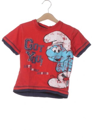 Детска тениска, Размер 3-4y/ 104-110 см, Цвят Червен, Памук, Цена 10,58 лв.