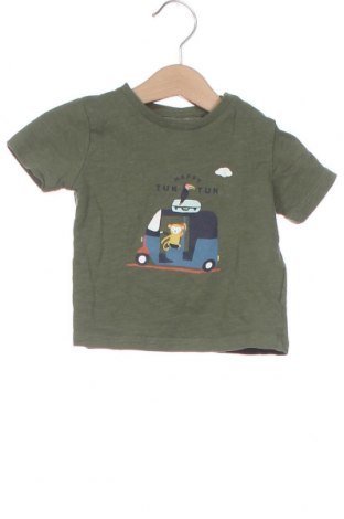 Детска тениска Bout' chou, Размер 9-12m/ 74-80 см, Цвят Зелен, Цена 14,55 лв.