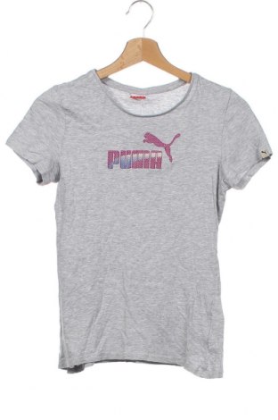 Kinder T-Shirt PUMA, Größe 12-13y/ 158-164 cm, Farbe Grau, Baumwolle, Preis 12,56 €
