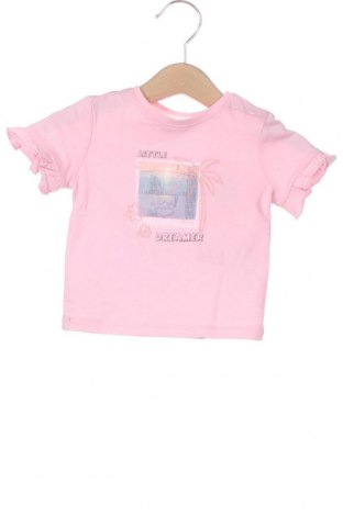 Dziecięcy T-shirt S.Oliver, Rozmiar 2-3m/ 56-62 cm, Kolor Różowy, Bawełna, Cena 36,25 zł