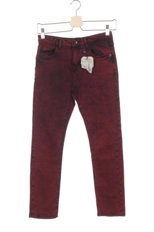 Детски дънки Zara, Размер 9-10y/ 140-146 см, Цвят Червен, 98% памук, 2% еластан, Цена 40,20 лв.