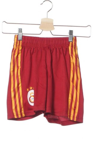 Детски къс панталон Adidas, Размер 8-9y/ 134-140 см, Цвят Червен, Полиестер, Цена 20,65 лв.