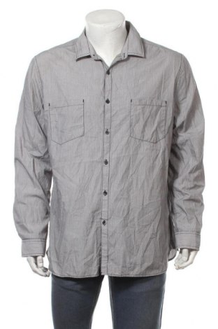 Мъжка риза Alfani, Размер XL, Цвят Сив, 60% памук, 40% полиестер, Цена 12,28 лв.