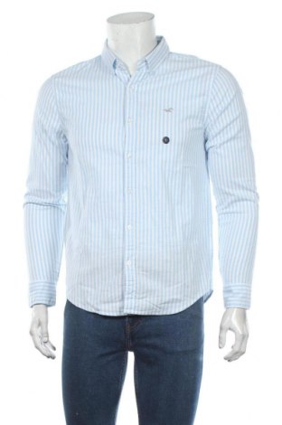 Ανδρικό πουκάμισο Hollister, Μέγεθος S, Χρώμα Μπλέ, 97% βαμβάκι, 3% ελαστάνη, Τιμή 19,56 €