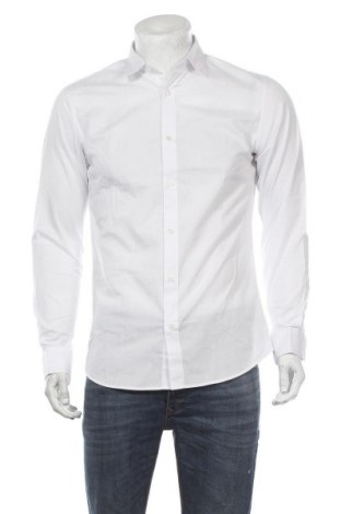 Pánska košeľa  Jack & Jones, Veľkosť M, Farba Biela, 60% bavlna, 40% polyester, Cena  15,84 €