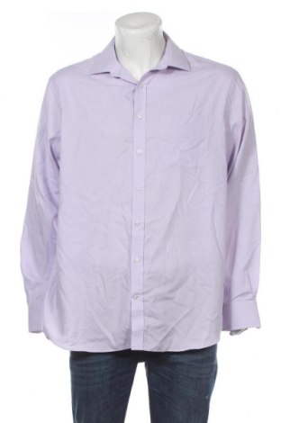 Męska koszula Marks & Spencer, Rozmiar XL, Kolor Fioletowy, 65% poliester, 35% bawełna, Cena 33,26 zł