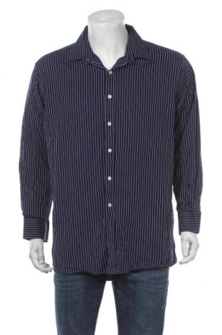 Herrenhemd Michael Kors, Größe XL, Farbe Blau, Baumwolle, Preis 47,77 €