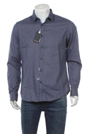 Мъжка риза Paul Hunter, Размер M, Цвят Син, Памук, Цена 35,70 лв.