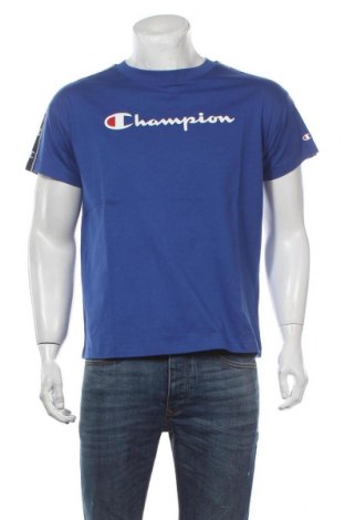 Herren T-Shirt Champion, Größe S, Farbe Blau, Baumwolle, Preis 13,75 €