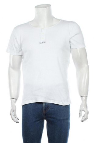 Мъжка тениска Tom Tailor, Размер L, Цвят Бял, 90% памук, 10% еластан, Цена 18,20 лв.