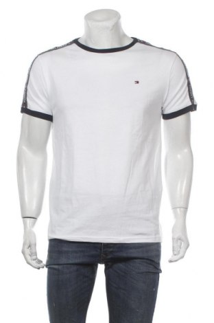 Мъжка тениска Tommy Hilfiger, Размер L, Цвят Бял, Памук, Цена 59,25 лв.