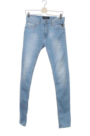 Męskie jeansy Replay, Rozmiar S, Kolor Niebieski, 90% bawełna, 8% poliester, 2% elastyna, Cena 269,61 zł