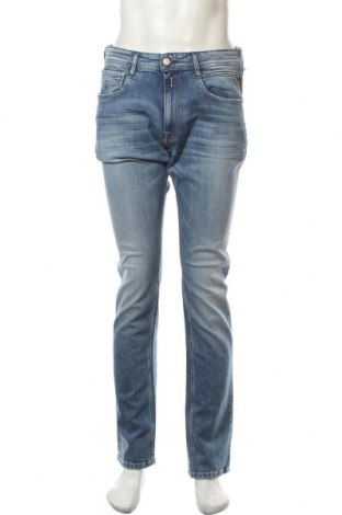 Męskie jeansy Replay, Rozmiar M, Kolor Niebieski, 98% bawełna, 2% elastyna, Cena 308,13 zł
