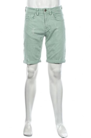 Ανδρικό κοντό παντελόνι Indicode, Μέγεθος M, Χρώμα Πράσινο, 98% βαμβάκι, 2% ελαστάνη, Τιμή 14,19 €