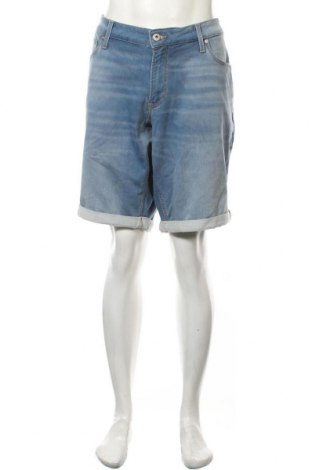 Мъжки къс панталон Jack & Jones, Размер 3XL, Цвят Син, 81% памук, 18% полиестер, 1% еластан, Цена 27,60 лв.