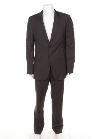 Ανδρικό κοστούμι BOSS, Μέγεθος L, Χρώμα Καφέ, Μαλλί, Τιμή 86,85 €