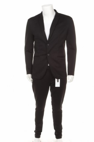 Pánsky oblek  Jack & Jones, Veľkosť L, Farba Čierna, 75% polyester, 22% viskóza, 3% elastan, Cena  111,73 €