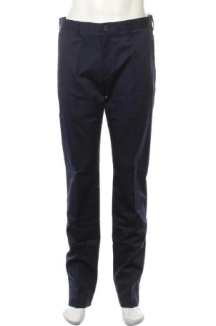 Męskie spodnie Brooks Brothers, Rozmiar L, Kolor Niebieski, 98% bawełna, 2% elastyna, Cena 269,61 zł