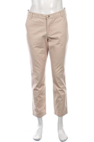 Мъжки панталон Straight Up, Размер L, Цвят Бежов, 97% памук, 3% еластан, Цена 12,86 лв.