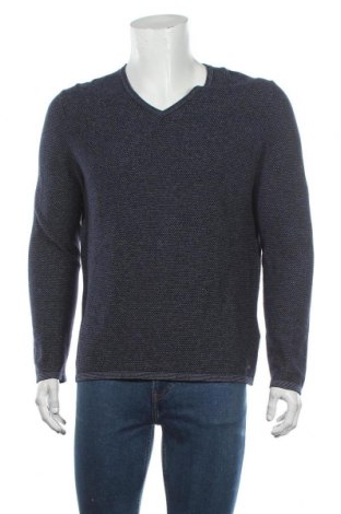 Ανδρικό πουλόβερ Maerz Muenchen, Μέγεθος XL, Χρώμα Μπλέ, 73% μαλλί, 27% βαμβάκι, Τιμή 96,26 €