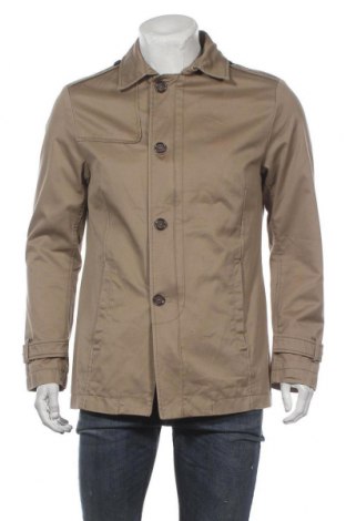 Мъжки шлифер Zara Man, Размер L, Цвят Бежов, Цена 111,75 лв.