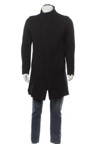 Męski płaszcz RNT23 Jeans, Rozmiar M, Kolor Czarny, 50% bawełna, 50% poliester, Cena 325,58 zł