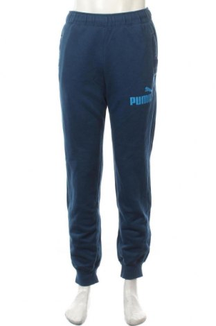 Ανδρικό αθλητικό παντελόνι PUMA, Μέγεθος M, Χρώμα Μπλέ, 70% βαμβάκι, 30% πολυεστέρας, Τιμή 22,73 €