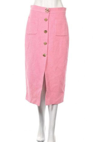 Spódnica Zara, Rozmiar L, Kolor Różowy, 98% bawełna, 2% poliamid, Cena 108,80 zł