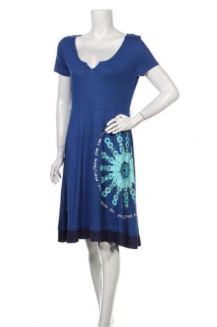 Φόρεμα Desigual, Μέγεθος XL, Χρώμα Μπλέ, Βισκόζη, Τιμή 36,37 €