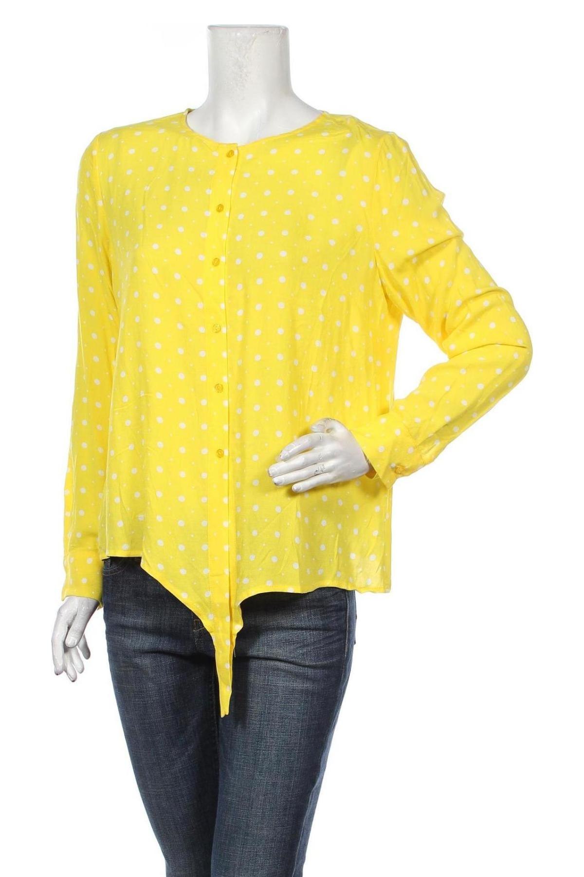Γυναικείο πουκάμισο Zero, Μέγεθος M, Χρώμα Κίτρινο, Βισκόζη, Τιμή 13,76 €