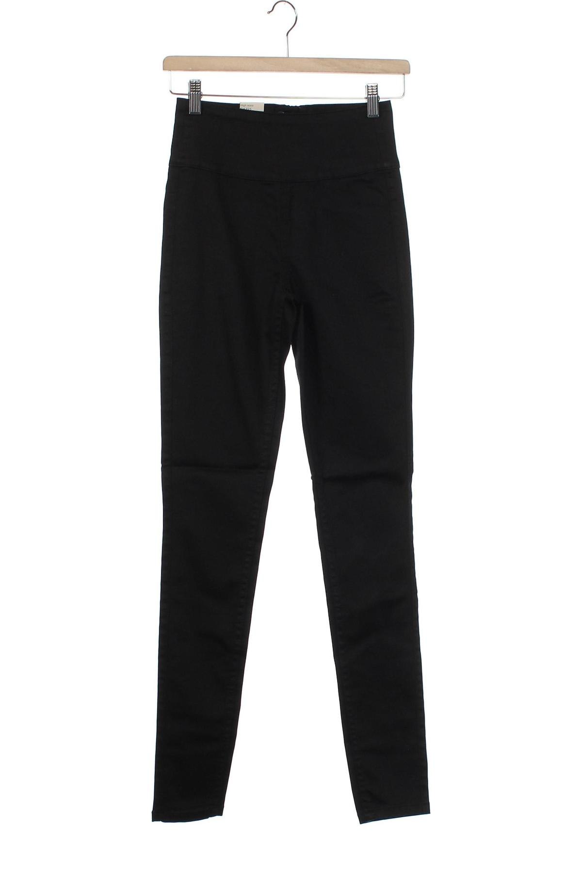 Дамски панталон Pieces, Размер XS, Цвят Черен, Цена 21,76 лв.