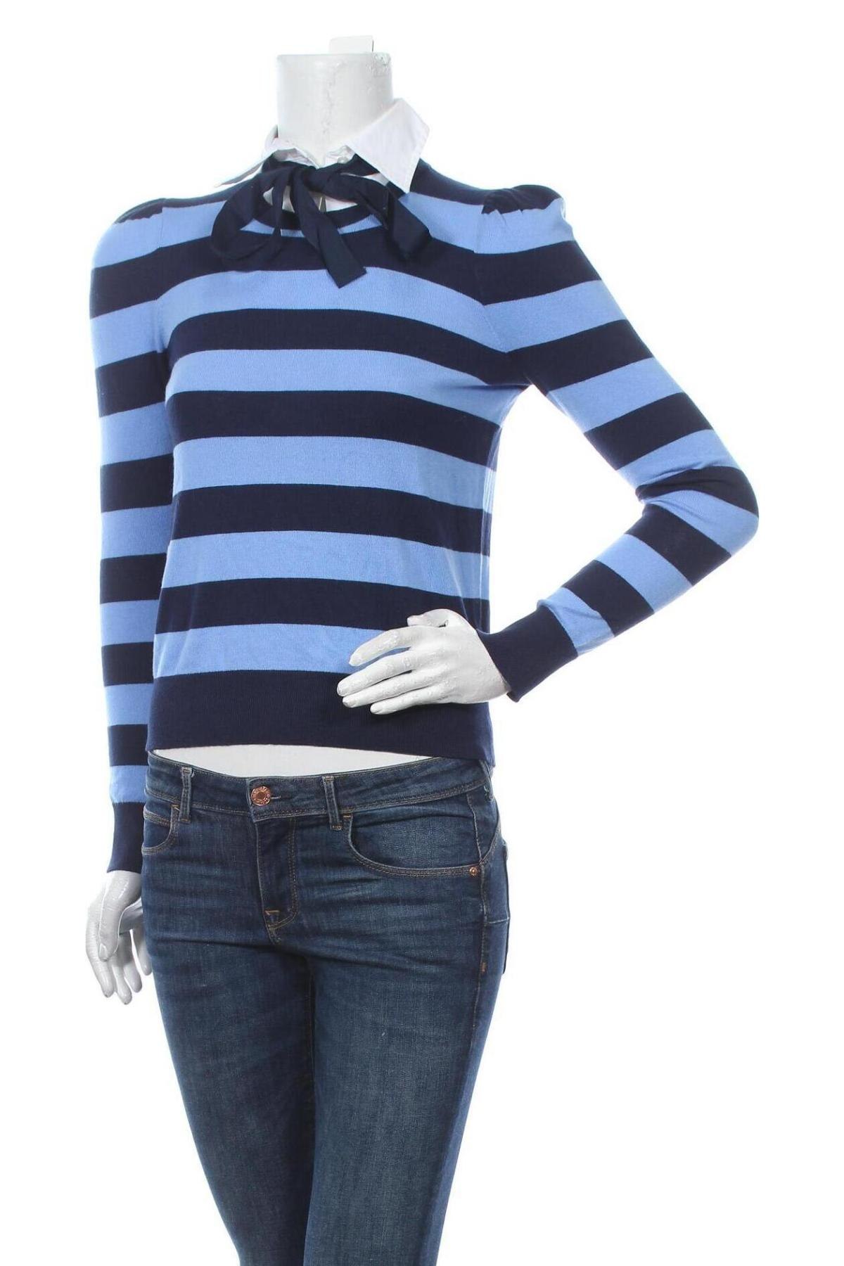 Дамски пуловер Ralph Lauren, Размер S, Цвят Син, Памук, модал, еластан, Цена 299,00 лв.