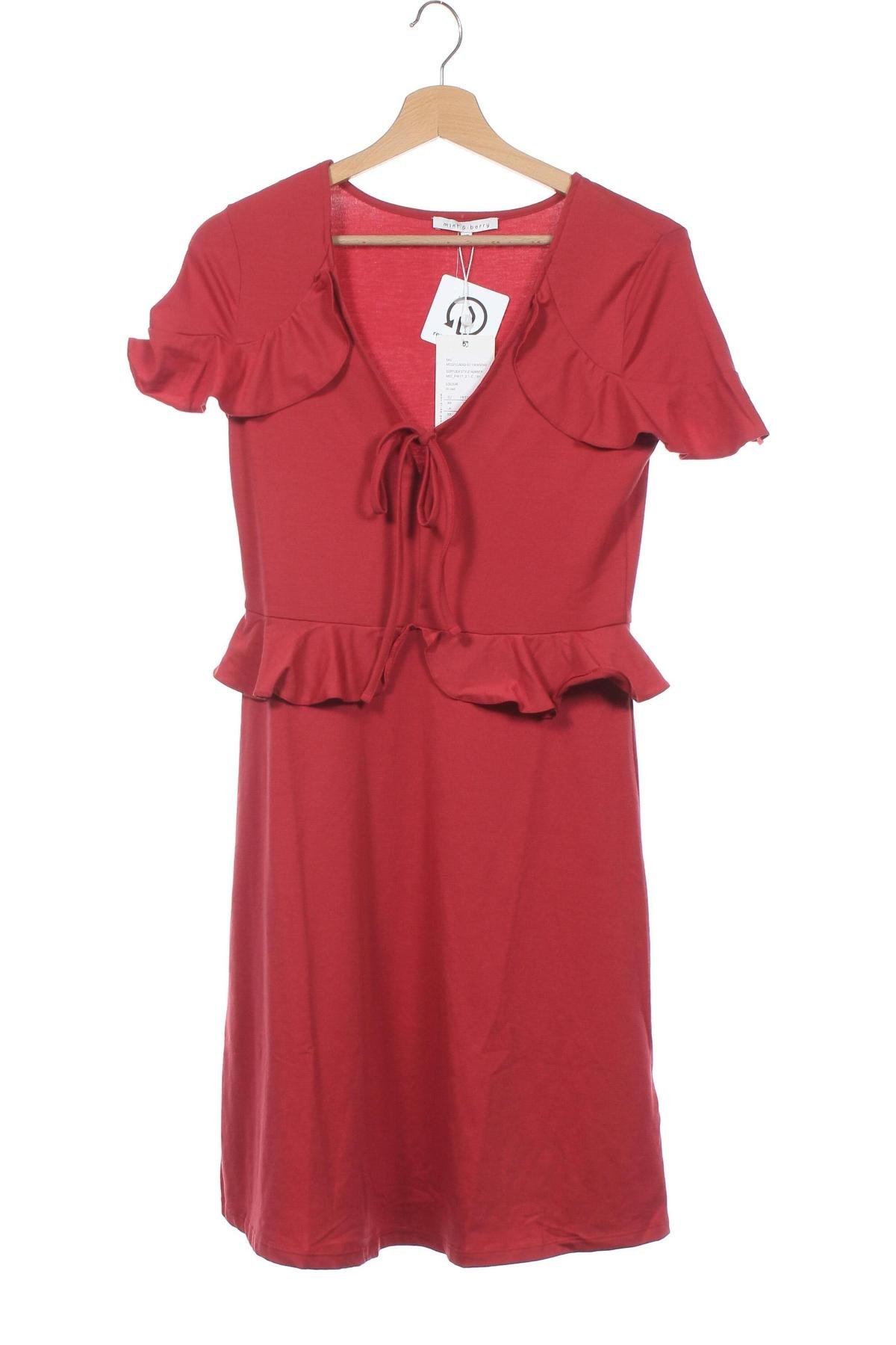 Φόρεμα Mint & Berry, Μέγεθος XS, Χρώμα Κόκκινο, Τιμή 40,72 €