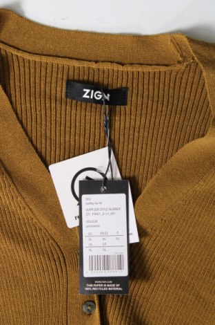 Γυναικεία ζακέτα Zign, Μέγεθος XL, Χρώμα Πράσινο, Τιμή 54,12 €