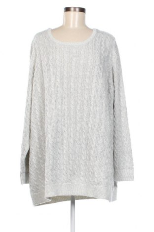 Γυναικείο πουλόβερ Sheego, Μέγεθος 4XL, Χρώμα Γκρί, Τιμή 25,36 €