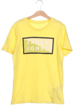 Детска тениска Jack & Jones, Размер 11-12y/ 152-158 см, Цвят Жълт, Цена 29,00 лв.
