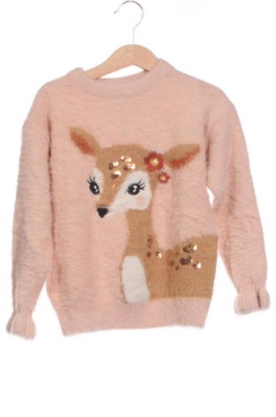 Детски пуловер Happy Girls By Eisend, Размер 4-5y/ 110-116 см, Цвят Розов, Цена 28,00 лв.