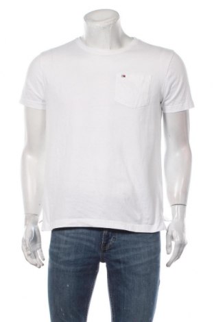 Мъжка тениска Tommy Hilfiger, Размер L, Цвят Бял, Цена 57,75 лв.