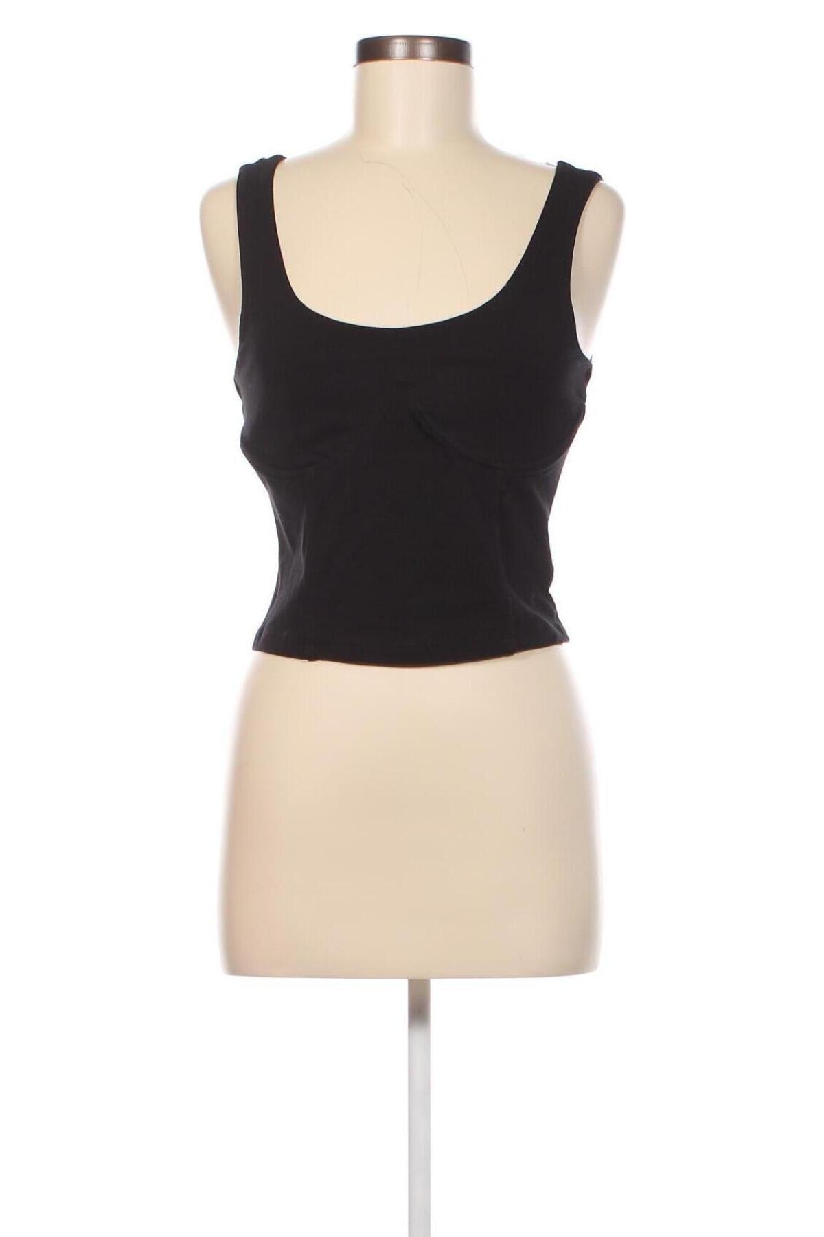 Γυναικείο αμάνικο μπλουζάκι NA-KD, Μέγεθος M, Χρώμα Μαύρο, Τιμή 18,04 €