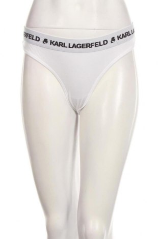 Bikini Karl Lagerfeld, Mărime M, Culoare Alb, Preț 109,61 Lei