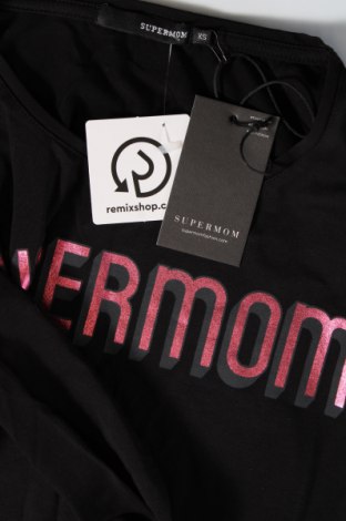 Μπλούζα εγκυμοσύνης Supermom, Μέγεθος XS, Χρώμα Μαύρο, Τιμή 6,55 €