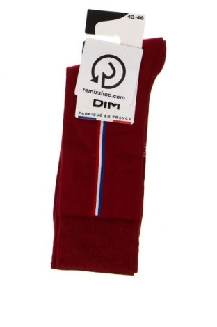 Чорапи Dim, Размер L, Цвят Червен, Цена 15,20 лв.